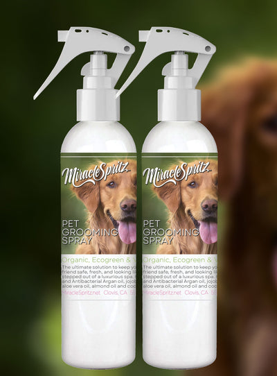 Miracle Spritz Pet Grooming Spray 4oz 2-Pack