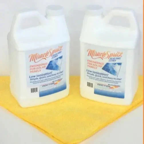 Two 1/2 Galloon Solar Panel Cleaner